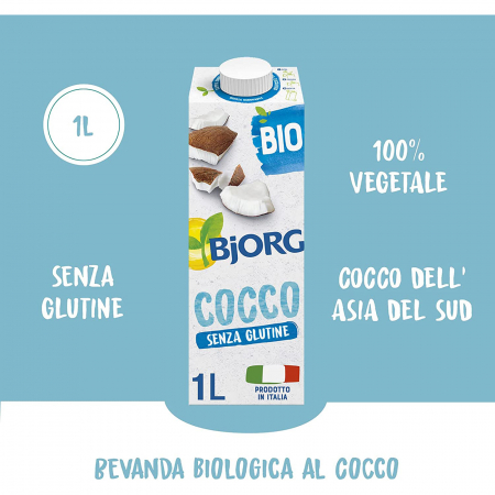 Lapte de cocos BIO 100% natural, Bjorn, 1 l [1]