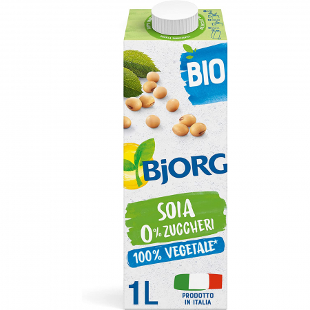 Lapte de soia BIO fara zahar, Bjorn, 1 l [0]