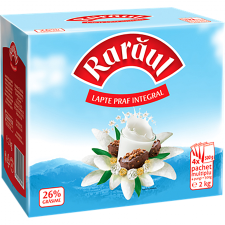 Bacanie - Lapte Praf Integral 2 Kg, Raraul