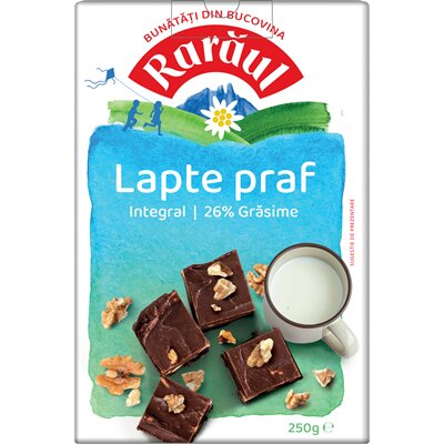 Alimente de baza - Lapte Praf Integral 250 g, Raraul