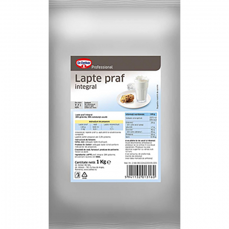 Produse Horeca - Lapte praf integral 26% grasime, Dr.Oetker Professional, 1 kg