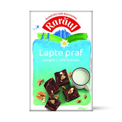 Alimente de baza - Lapte Praf Integral 500 g, Raraul
