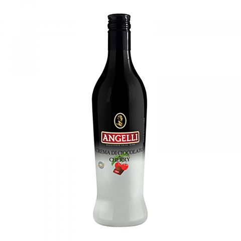Lichior - Lichior Angelli Crema Whisky Ciocolata si Cirese , 0.5l