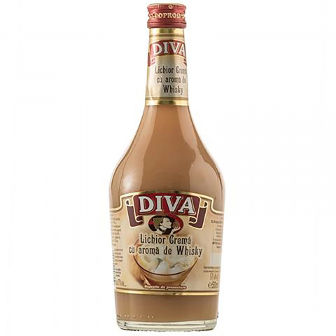 Lichior - Lichior cu Aroma de Whisky 17%, 0.5 L, Diva