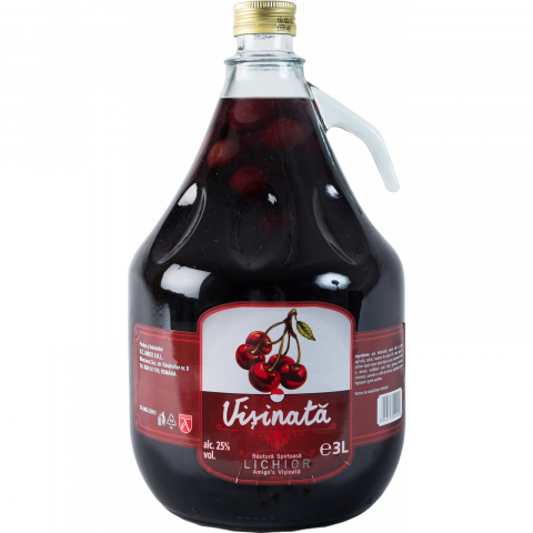 Lichior - Visinata traditionala cu visine intregi, 25% , 3 L, Diva