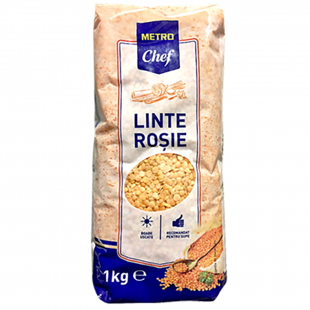 Alimente de baza - Linte rosie, Metro Chef, 1 kg