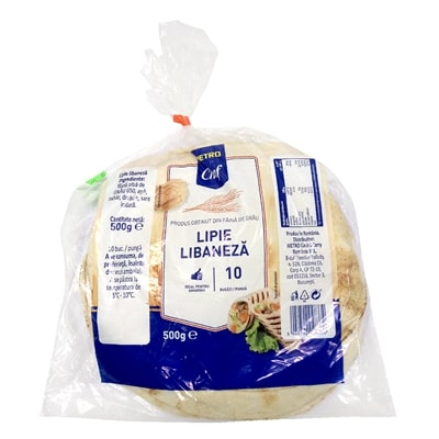 Noutati! - Lipie Libaneza, Metro Chef, 500 g-Vivomarket.ro