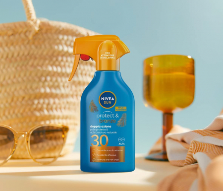 Spray cu protectie solara Nivea Protect & Bronz trigger SPF 30, 270 ml [1]