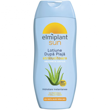 Ingrijire personala & Cosmetice - Lotiune dupa plaja stralucitoare Elmiplant Sun, 200 ml