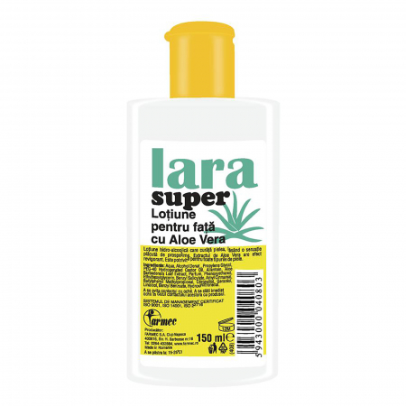 Ingrijire personala & Cosmetice - Lotiune pentru fata cu aloe vera Lara Super, 150 ml, Farmec