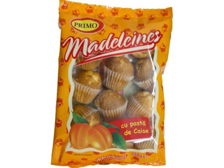 Dulciuri - Madeleines cu Caise, Primo, 250 g