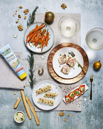 Maioneza Vegana, pe baza de Soia, fara oua, Valsoia, 150 ml [2]