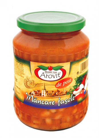 Conserve - Mancare de Fasole, Arovit, 6 x 710 g-Vivomarket.ro
