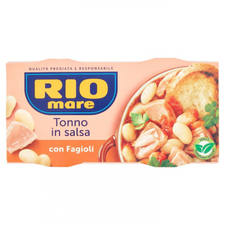 Bacanie - Set Mancare de Ton cu Fasole Rio Mare, 2x160 g-Vivomarket.ro