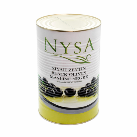 Produse Horeca - Masline Negre, fara Samburi, Calibrul 141 -160, Nysa, 2 Kg