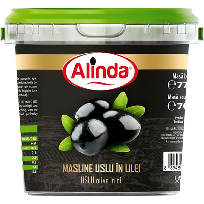 Produse Horeca - Masline Uslu in Ulei, Alinda, 700 g-Vivomarket.ro