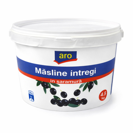 Produse Horeca - Masline Negre, Calibru 201-230, Aro, 4.5 Kg