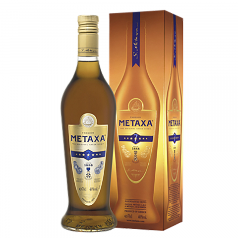Bauturi - METAXA Brandy 5* 40% , 0.7 L