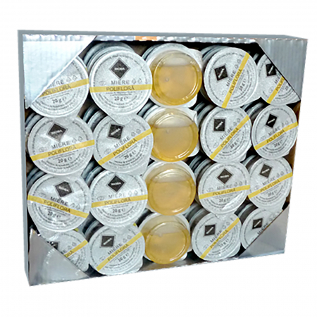 Dulceata, Miere & Crema tartinabila - Miere Poliflora 60 x 20 g, Rioba