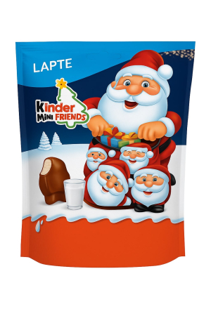 Noutati! - Mini Friends cu Lapte, Kinder, 122 g-Vivomarket.ro