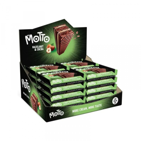 Napolitane cu Alune si Cacao, MY MOTTO, 20 x 30 g-Vivomarket.ro [1]