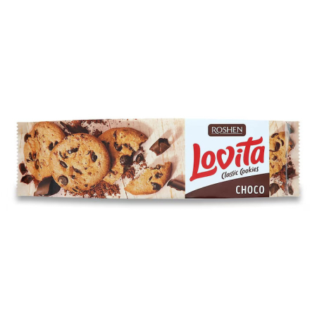Dulciuri - Biscuiti Lovita Classic Choco, Roshen, 150 g