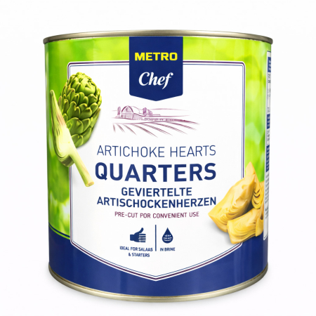 Produse Horeca - Anghinare Sferturi, Metro Chef, 2.5 Kg