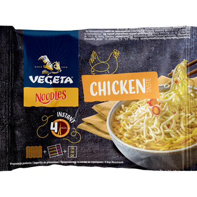 Bacanie - Noodles cu gust de pui, 75 g, Vegeta