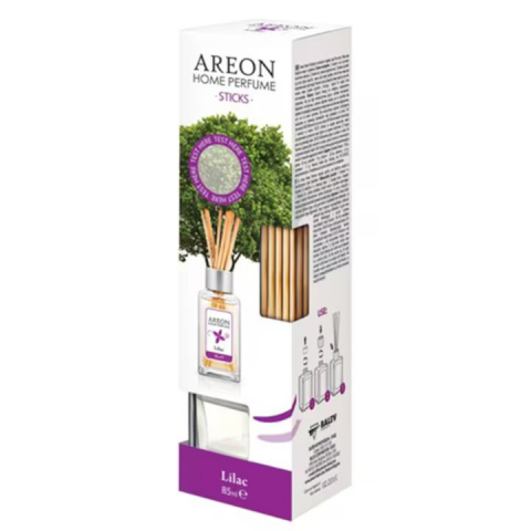 Odorizant camera - Odorizant de camera cu betisoare, Areon Home Perfume Liliac, 85 ml