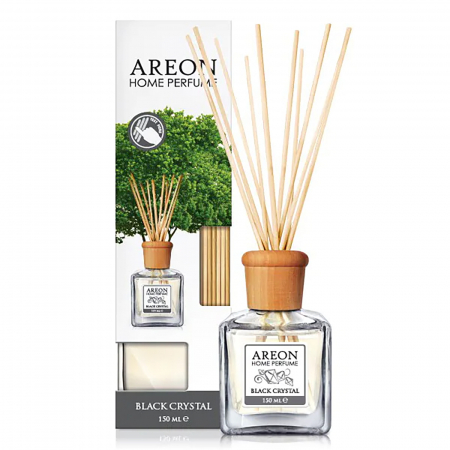 Odorizant camera - Odorizant de camera cu betisoare, Areon Home Perfume Black Crystal, 150 ml