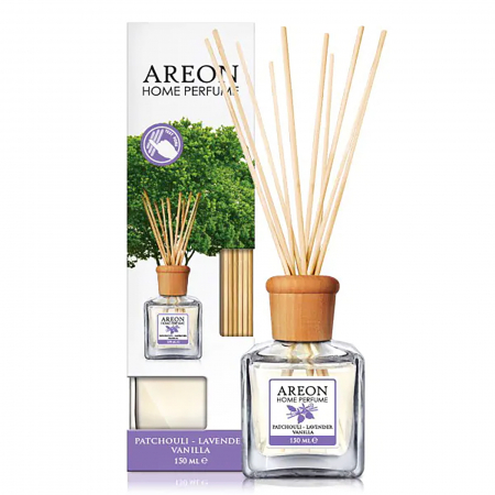 Odorizant camera - Odorizant de camera cu betisoare, Areon Home Perfume Patchouli Lavanda si Vanilie, 150 ml