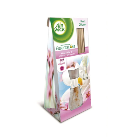 Odorizant camera - Odorizant de camera cu betisoare parfumate Air Wick, Magnolie si flori de cires, 25 ml