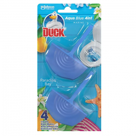 Curatenie & Intretinere - Odorizant toaleta 4in1 Duck Paradise Bay, 2x40g
