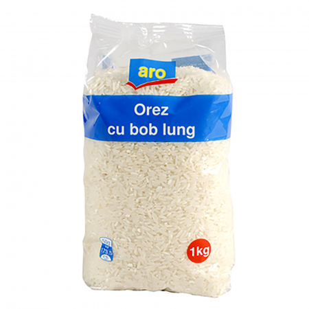 Alimente de baza - Orez cu bob lung, Aro, 1 kg