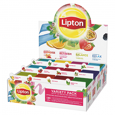 Pachet de ceaiuri, Lipton Variety, 12 arome, 180 bucati [0]