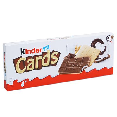 Dulciuri - Biscuiti Kinder Cards, 128 g-Vivomarket.ro