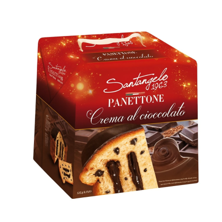Noutati! - Panettone cu Glazura de Cacao si Crema de Ciocolata, Santangelo, 908 g-Vivomarket.ro
