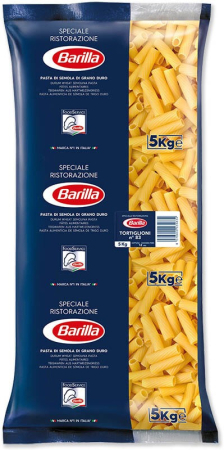 Bacanie - Paste Barilla Tortiglioni, Format Profesional HoReCa, 5 kg