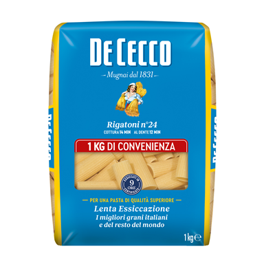 Bacanie - Paste Rigatoni, 1 Kg, De Cecco