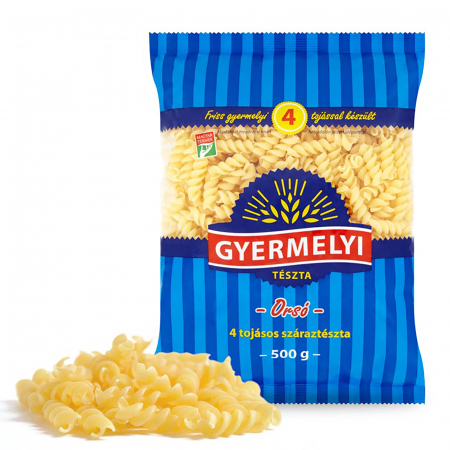 Paste Fainoase Gyermelyi Spirale, Fusilli, 500 g [1]