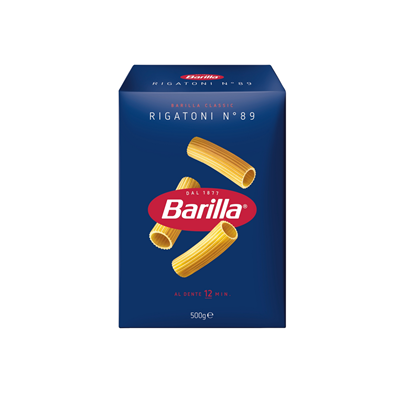 Paste fainoase - Paste Rigatoni Nr 89, 500 g, Barilla