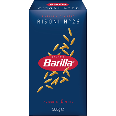 Paste fainoase - Paste Risoni Nr. 26, 500 g, Barilla