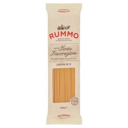 Bacanie - Paste Rummo Linguine Nr. 13, din grau dur, paste italiene, 500 g