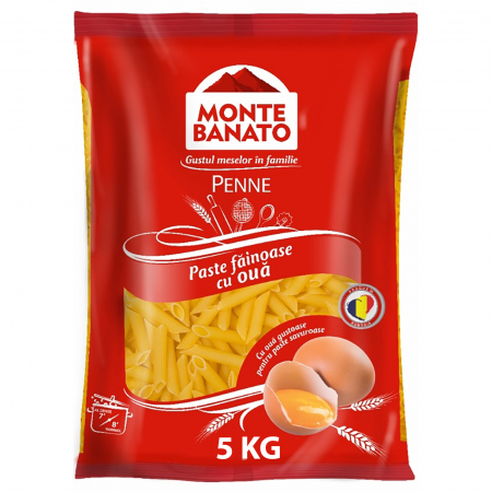 Bacanie - Paste Penne, Monte Banato, 5 Kg
