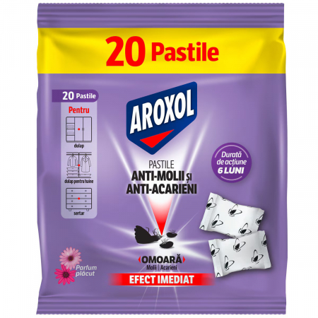 Reduceri🔥⏳ - Pastile antimolii si antiacarieni Aroxol, 20 buc