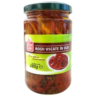 Bacanie - Rosii Uscate in Ulei, Fine Life, 280 g-VivoMarket.ro