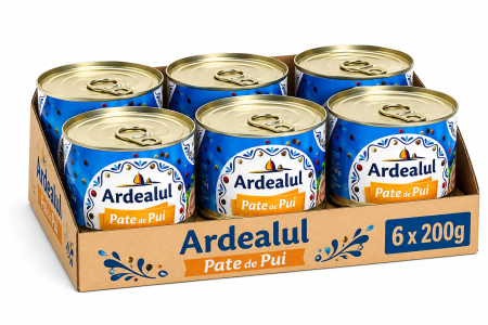 Bacanie - Pate de Pasare, Ardealul, 6 x 200 g-Vivomarket.ro