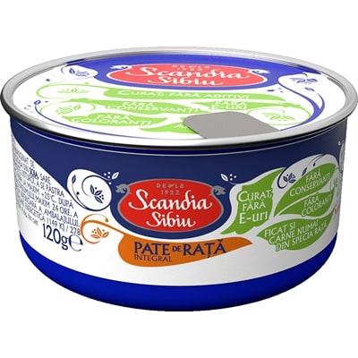 Bacanie - Pate de Rata, Scandia Sibiu, 6 x 120 g-Vivomarket.ro