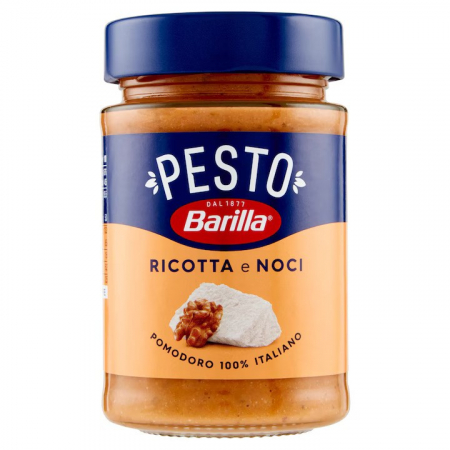 Bacanie - Sos Pesto cu Branza Ricotta si Nuci, Barilla, 190 g-Vivomarket.ro