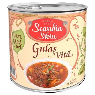 Conserve - Gulas de Vita, Scandia Sibiu, 400 g-Vivomarket.ro